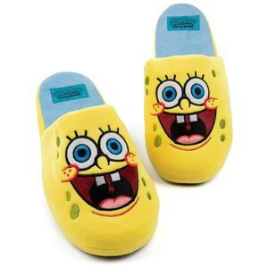 SpongeBob SquarePants Unisex Adult Contrast Slippers / Yellow/Blue